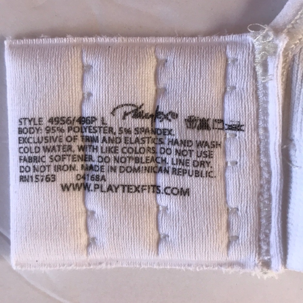 Playtex nursing bra Large white wirefree seamless - Picture 6 of 8